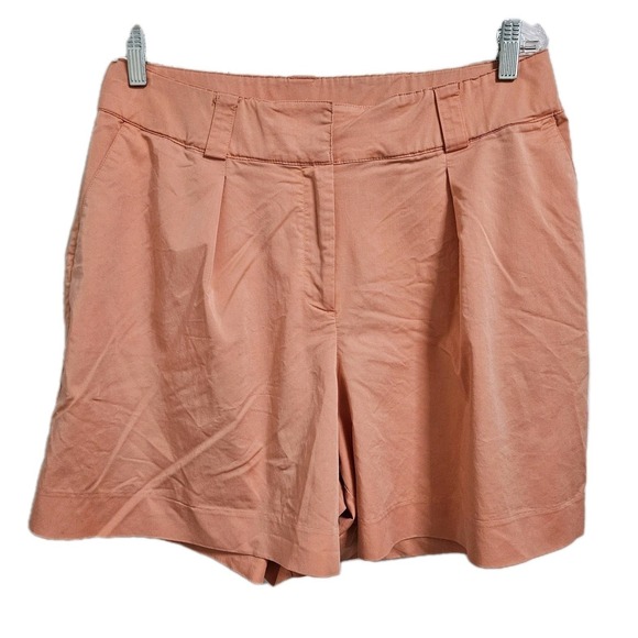 Lane Bryant Pants - Lane Bryant Shorts Womens 14 Peach Pleated Modal Blend Casual  High Rise Pockets